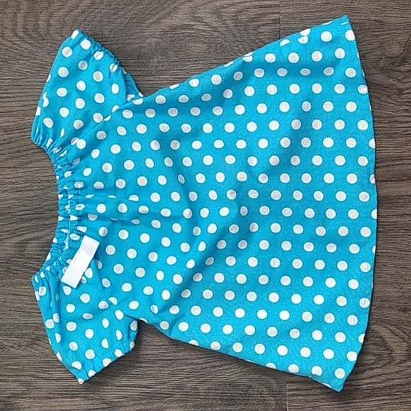 Handmade Polka Dot Baby Dress - Picture 3 of 7